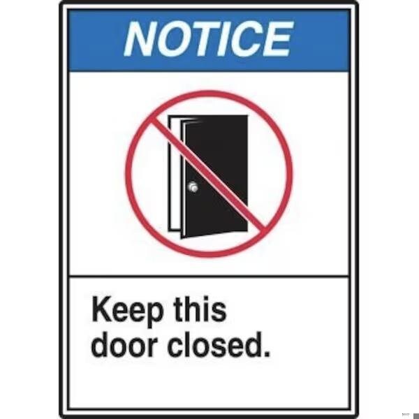 Accuform ANSI WARNING SAFETY SIGN KEEP CLEAR MRBR306XV MRBR306XV - main